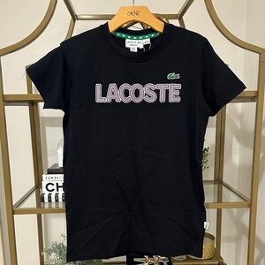 Lacoste Unisex Loose fit Printed Jersey T-Shirt with Logo Accent